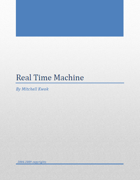 real time machine